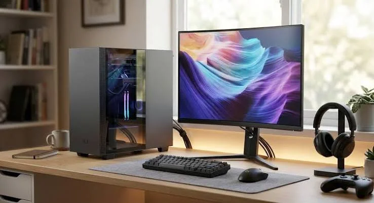 Desktop Rental 7 Gaming desktop setup for eSports and event displays in Dubai